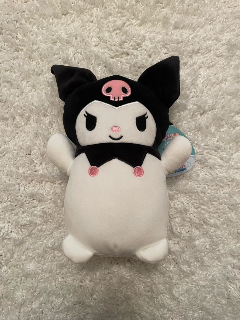 Squishmallows HugMees Sanrio Kuromi Plush NWT